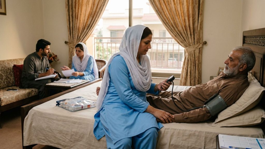 home nurse charges in Lahore