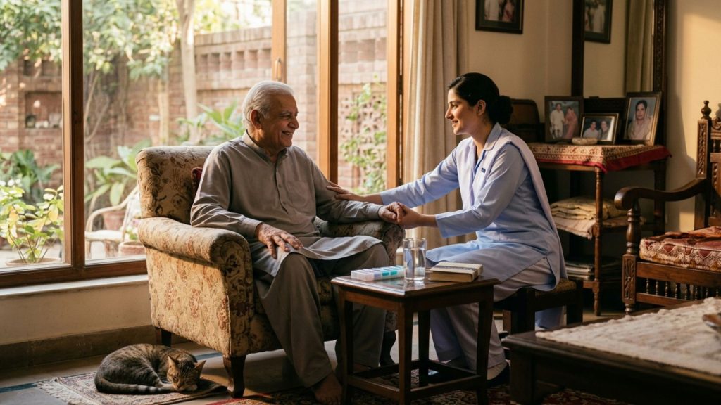 Home Care for Elderly Patients Lahore – Trusted & Compassionate Senior Care