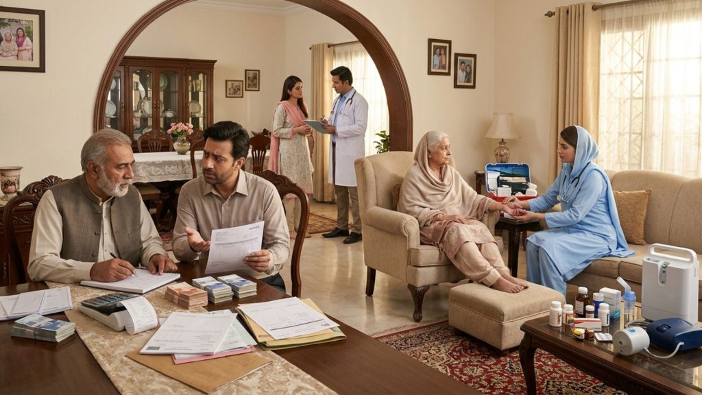 home medical care cost in Pakistan