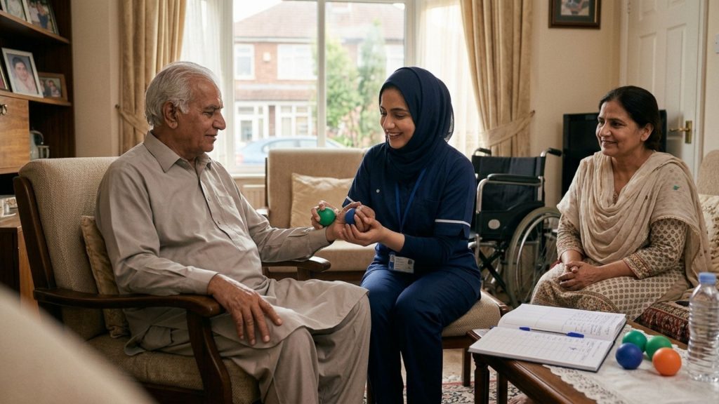 Home care for stroke and paralysis patients